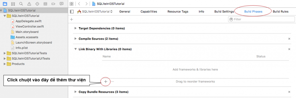 sqlite trong ios 1